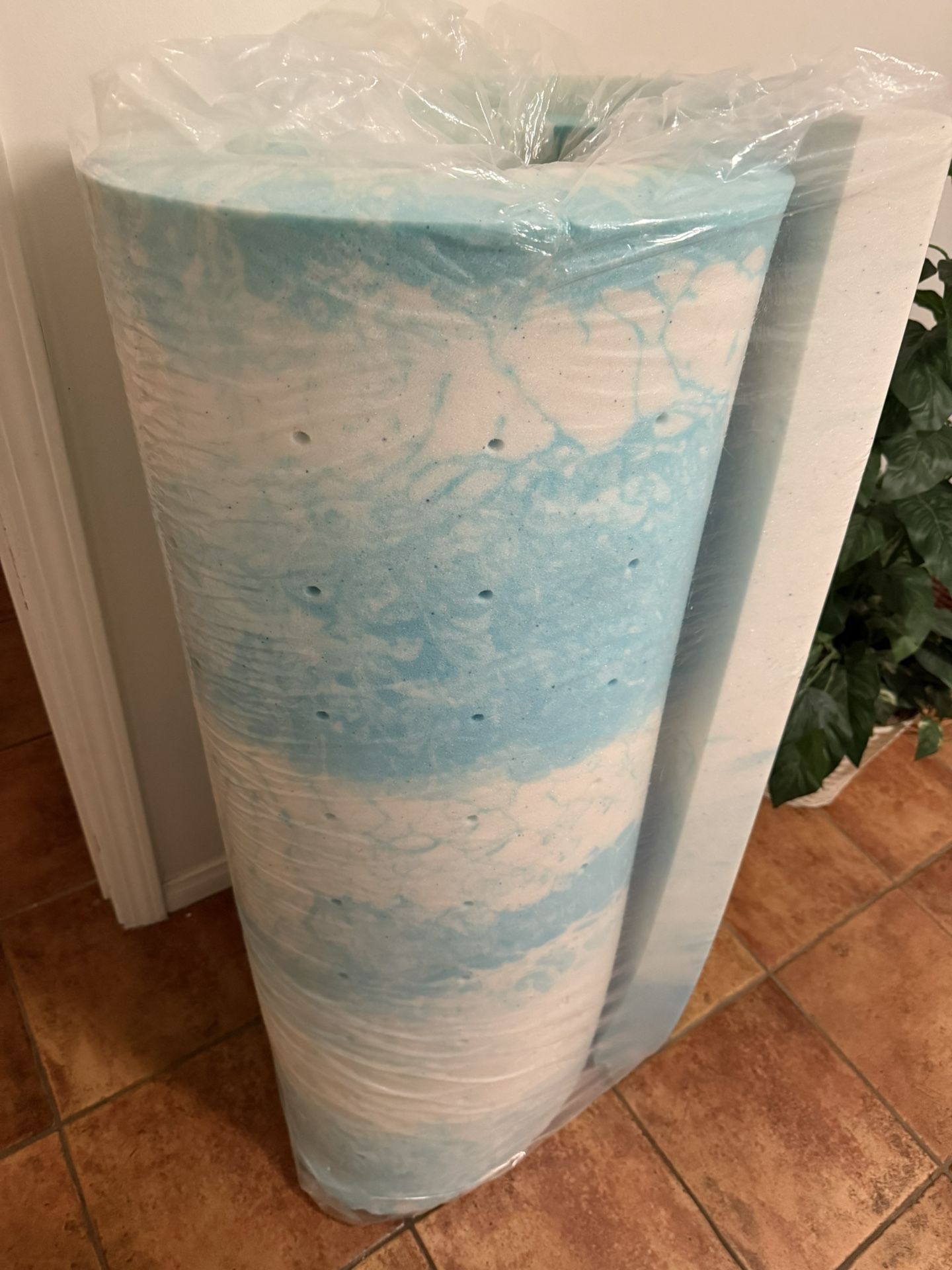 3” Memory Foam Mattress For Futon Or Twin/Full Size Bed 