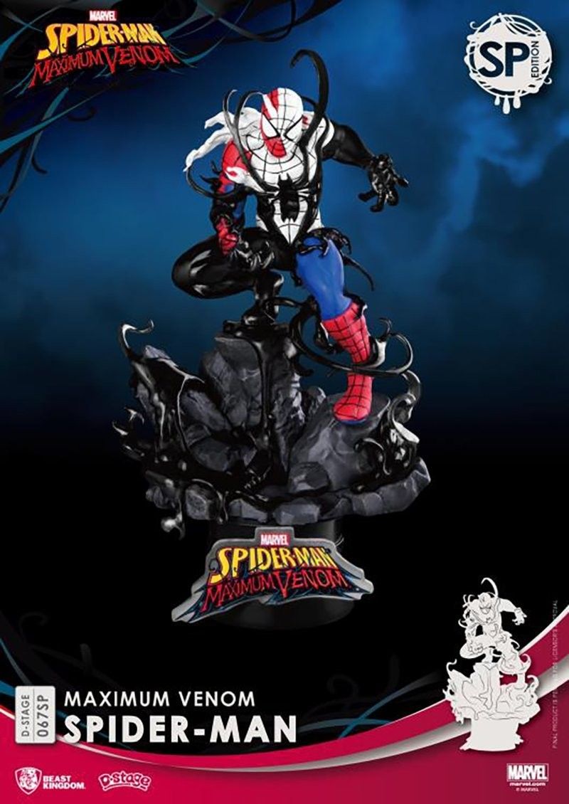 Spider-Man Maximum Venom Diorama (Stick Photo Used For Clarity)