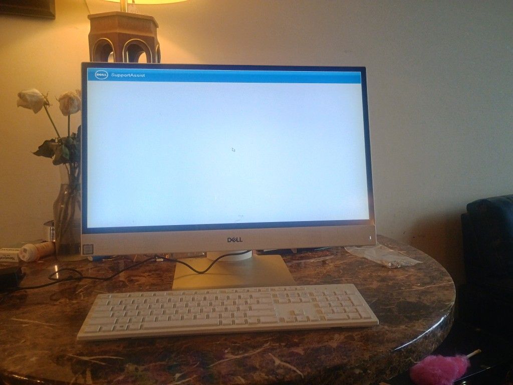 Dell Monitor With Computer Built In Along With Keyboard