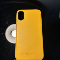 iPhone X Otterbox Symmetry Series Mustard Case