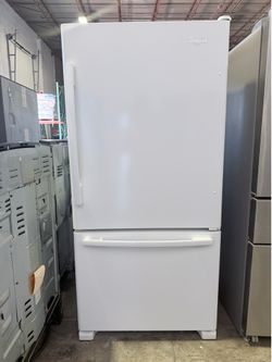Whirlpool Bottom freezer used good condition 60 days warranty $589