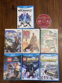 Wii And Wii U Games
