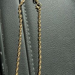 18k Rope Gold Chain 22 Inches 18grams
