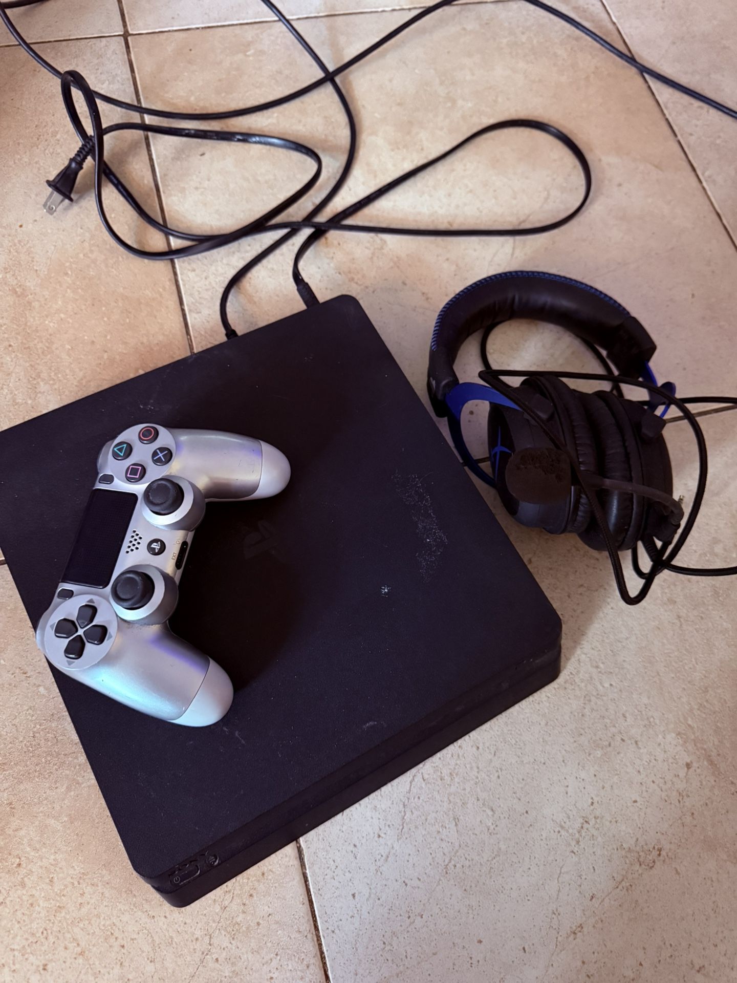 PS4 With Controller And Headset