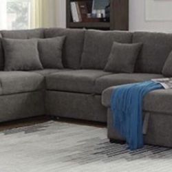 Grey Pullout Sectional Bed Brand New In Box 