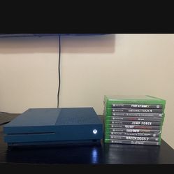 Xbox One +10 Games (without controllers)