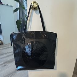 Coach Leather Tote Bag