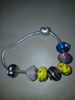 Vintage Pandora bracelet with charms