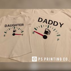 Daddy and me shirts