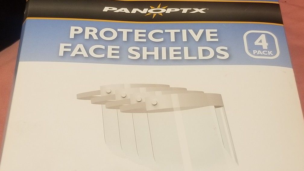 Protected Face Shields 4 PK.