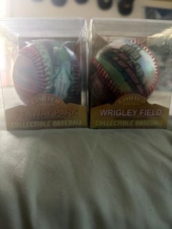 Fenway Park & Wrigley Field Limited Edition Collectible Baseballs