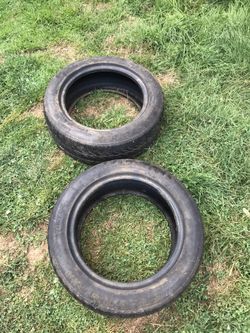 Pair of jumbo esta asx 195/55r15 50-60% life