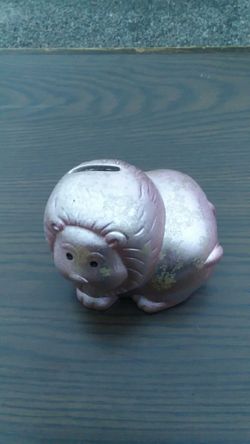 Lion piggy bank