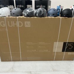 LG 75” 4K UHD TV! Finance For $50 Down Payment!!