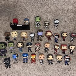 Marvel loose funko pop figure lot scarlet witch iron man Captain America avengers