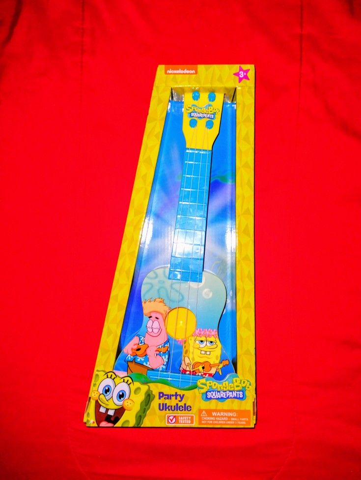 NEW Sealed Kids Ukulele SpongeBob SquarePants Instrument 