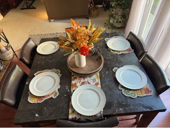 Dining Table with 6 chairs (7-piece)