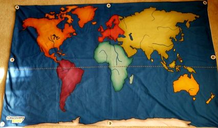 Discovery Kids Velcro World Map