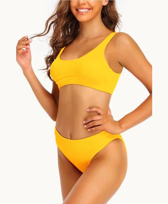 Shekini Yellow Bikini Set