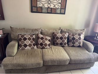 Couch set and twin bed
