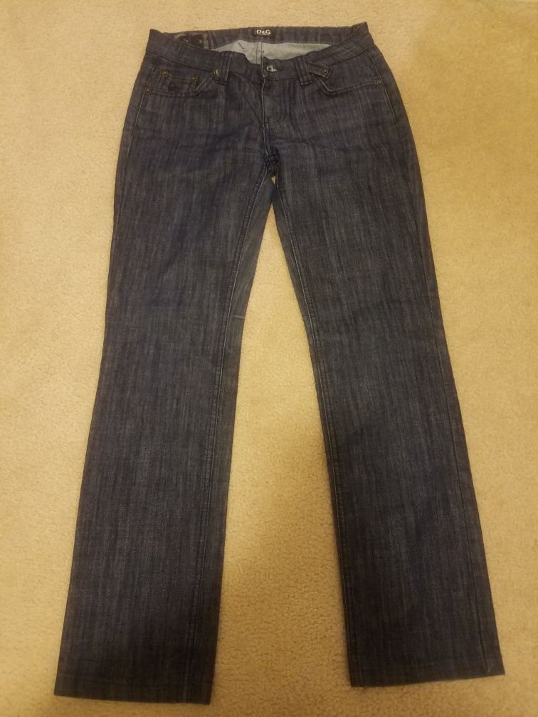 D&G dolce gabbana 28 women's jeans straight