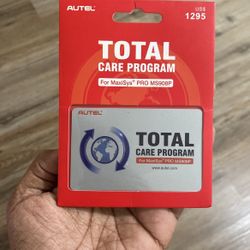 ***MUST SELL*** Autel MaxiSys Pro MS908P 1295 Total Care Program Card***MUST SELL***