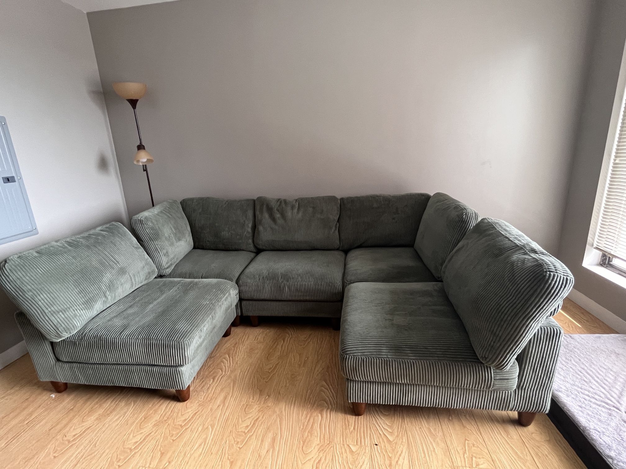 Sage Green Modular Sofa