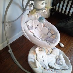 Fisher Price Sweet Dream Cradle And Swing Plus Bouncer