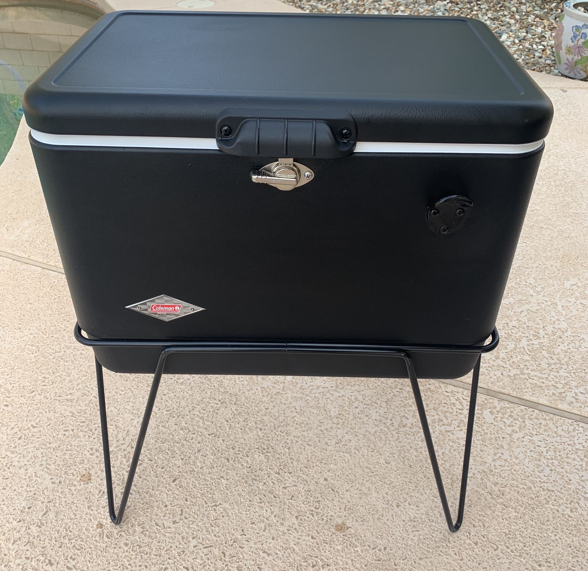 Coleman “Steel Belted” 54 quart cooler (stand not included)