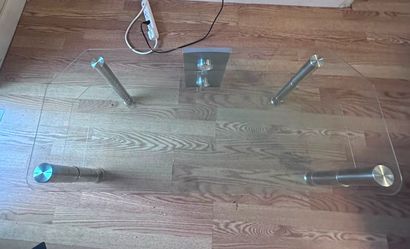 Clear TV Stand