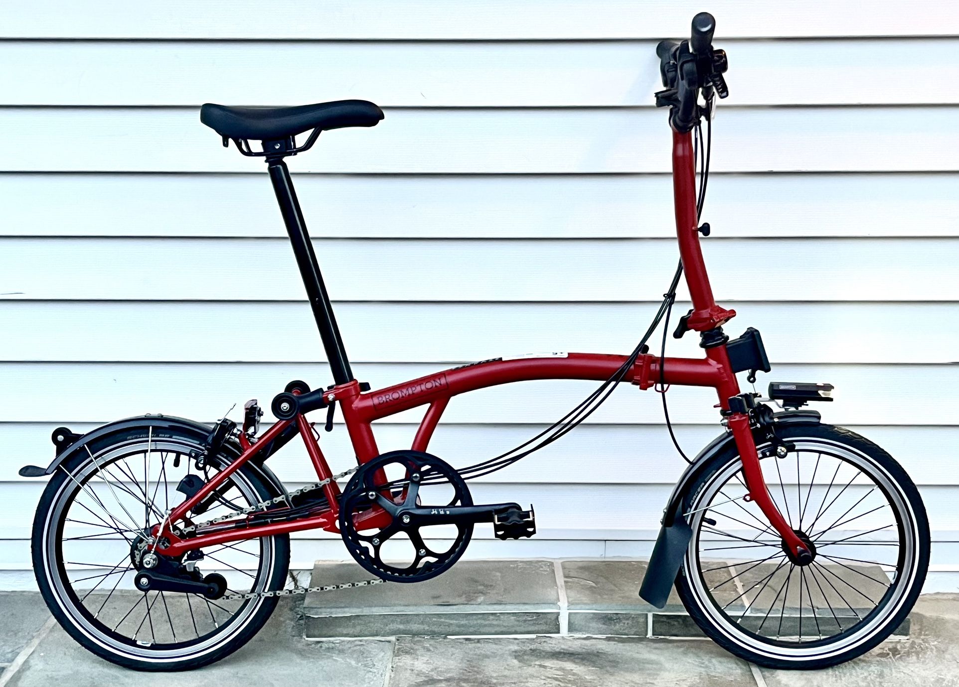 New 2025 Brompton C-Line 6 Speed Folding Bike with Add-Ons