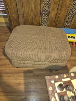 Over size chair with ottoman, office chair, old Windsor style chair