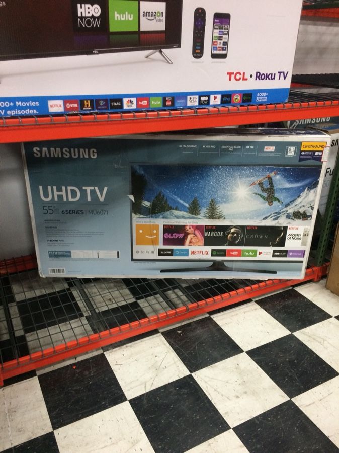 Samsung 55” Inch UHD TV 4K Smart TV UN55MU6071F