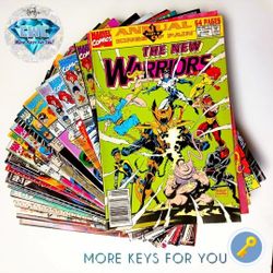 NEW WARRIORS BOOK LOT! 🔑 MIXED KEYS + ANNUALS! 💎MARVEL NAMORITA DARKHAWK