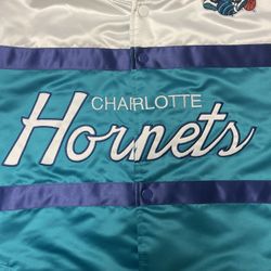 Men’s Charlotte Hornets Mitchell & Ness Hardwood Classic Jacket - Size XL