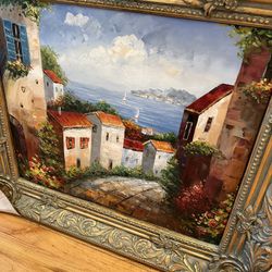 Oil, Painting, Quality Italian collectible pieces also lots of other items and furniture