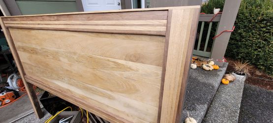 Custom Oak-Headboard Fkr King Size Bed