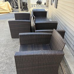 Outdoor furniture - no cushions