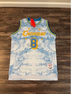Size XL - HeadGear Classics Kobe Bryant #8 Crenshaw Blue Marble NBA Jersey