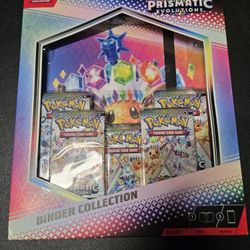 Prismatic Evolutions Binder Collection NEW FACTORY SEALED Pokemon TCG