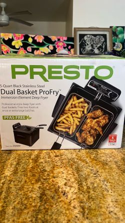 PRESTO DUAL BASKET PRO FRYER
