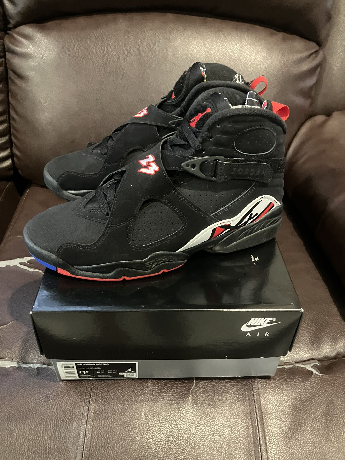 Nike Air Jordan 8 Retro Playoffs Size 9.5