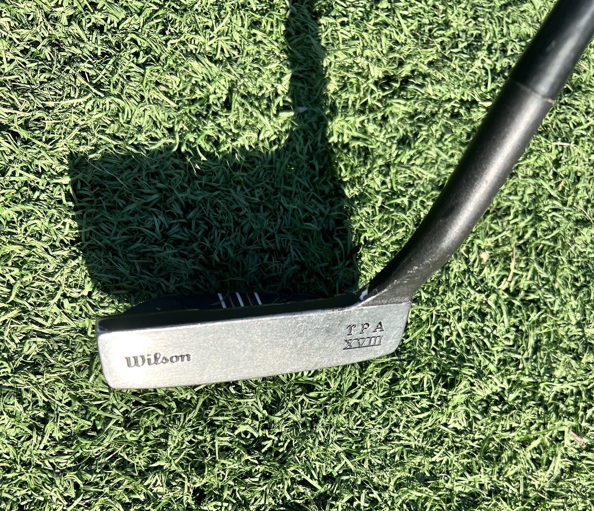 Wilson TPA XVIII Putter, RH, Stainless Steel Shaft & Very Good Grip-Vtg-All Original-Great Condition