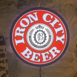 Iron City Light Up Sign