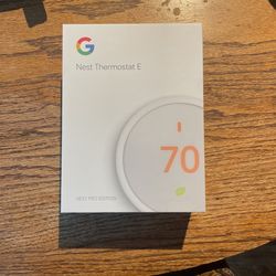 Google Nest Thermostat E 