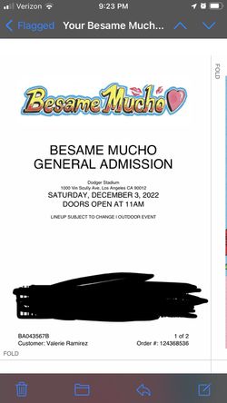 2 Tickets Besame Mucho Music Festival Thumbnail