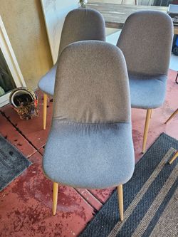 6 modern dining chairs