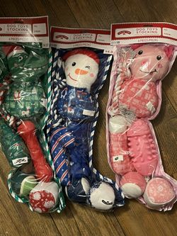 2 Bags Of Dog Toys 50 In Total