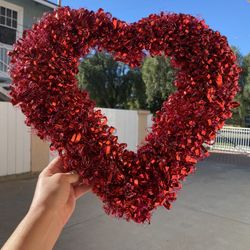 Valentine’s Red Heart Wreath ❣️