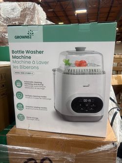 Grownsy EaseClean Bottle Washer All-in-One Washer and Sterilizer and Dryer Thoroughly Cleans Bottles, Pump Parts & Baby Essentials, Effortlessly Washe